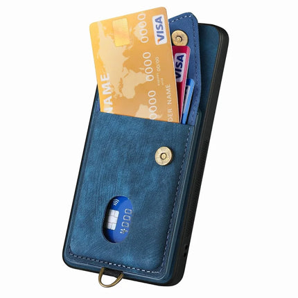 For Samsung Galaxy A06 Case with Card Slot Kickstand Leather TPU Phone Cover