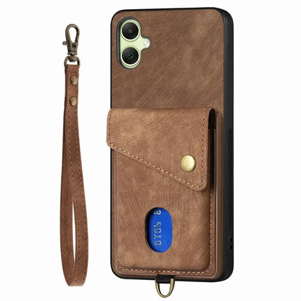 For Samsung Galaxy A06 Case with Card Slot Kickstand Leather TPU Phone Cover