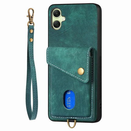 For Samsung Galaxy A06 Case with Card Slot Kickstand Leather TPU Phone Cover