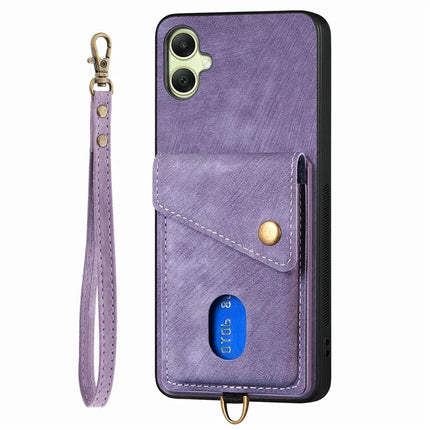 For Samsung Galaxy A06 Case with Card Slot Kickstand Leather TPU Phone Cover
