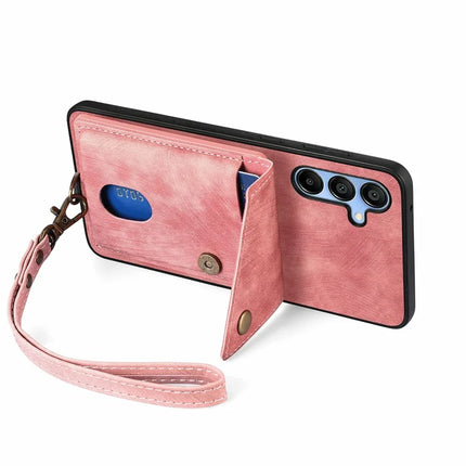 For Samsung Galaxy A16 4G / 5G Case with Card Slot Kickstand Leather TPU Phone Cover