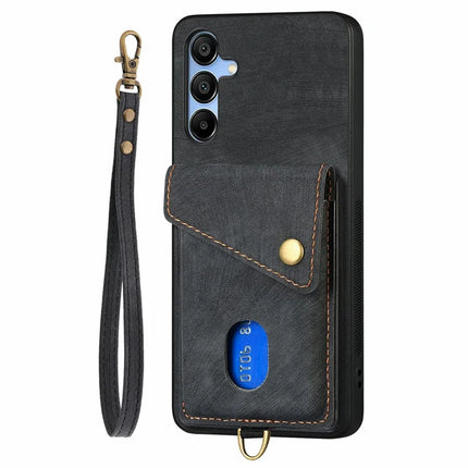 For Samsung Galaxy A16 4G / 5G Case with Card Slot Kickstand Leather TPU Phone Cover