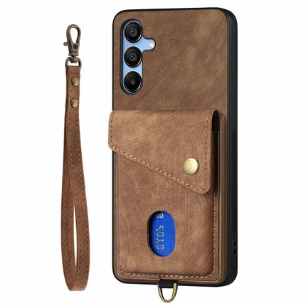 For Samsung Galaxy A16 4G / 5G Case with Card Slot Kickstand Leather TPU Phone Cover