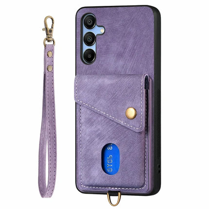 For Samsung Galaxy A16 4G / 5G Case with Card Slot Kickstand Leather TPU Phone Cover
