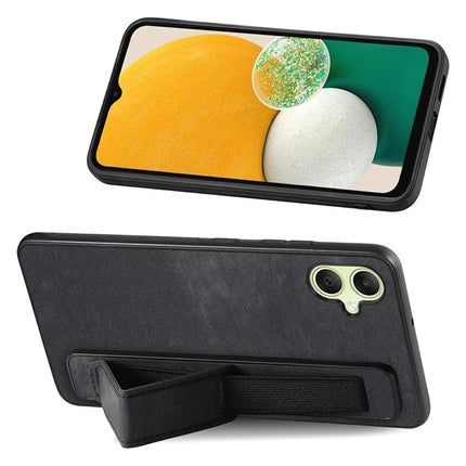 For Samsung Galaxy A06 Case Wristband Leather + TPU Phone Cover