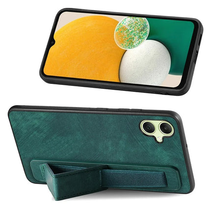 For Samsung Galaxy A06 Case Wristband Leather + TPU Phone Cover