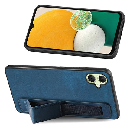 For Samsung Galaxy A06 Case Wristband Leather + TPU Phone Cover