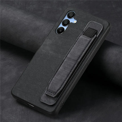 For Samsung Galaxy A16 4G / 5G Case Wristband Leather + TPU Phone Cover