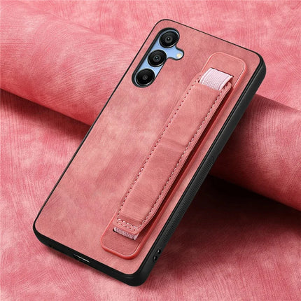 For Samsung Galaxy A16 4G / 5G Case Wristband Leather + TPU Phone Cover