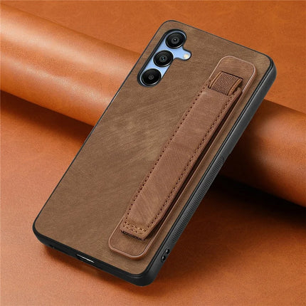 For Samsung Galaxy A16 4G / 5G Case Wristband Leather + TPU Phone Cover