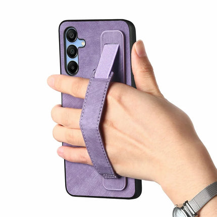 For Samsung Galaxy A16 4G / 5G Case Wristband Leather + TPU Phone Cover
