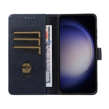 For Samsung Galaxy A53 5G Leather Case Litchi Texture RFID Blocking Wallet Stand Phone Cover