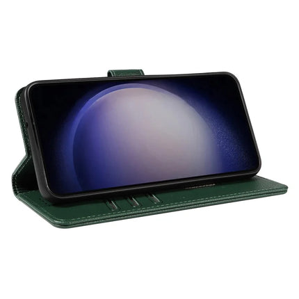 For Samsung Galaxy A53 5G Leather Case Litchi Texture RFID Blocking Wallet Stand Phone Cover