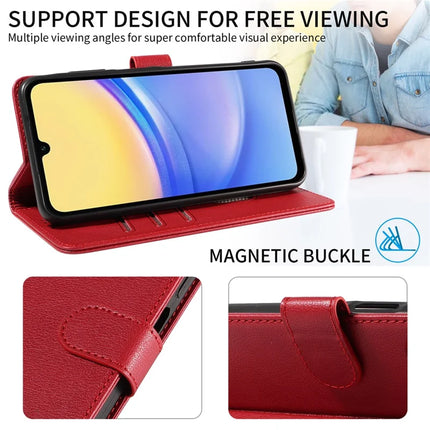 For Samsung Galaxy S23 FE Leather Case Litchi Texture RFID Blocking Wallet Stand Phone Cover