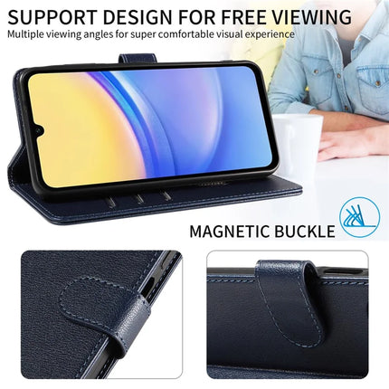 For Samsung Galaxy S23 FE Leather Case Litchi Texture RFID Blocking Wallet Stand Phone Cover