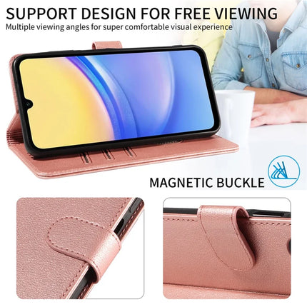 For Samsung Galaxy S23 FE Leather Case Litchi Texture RFID Blocking Wallet Stand Phone Cover