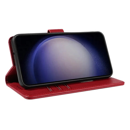 For Samsung Galaxy A54 5G Leather Case Litchi Texture RFID Blocking Wallet Stand Phone Cover