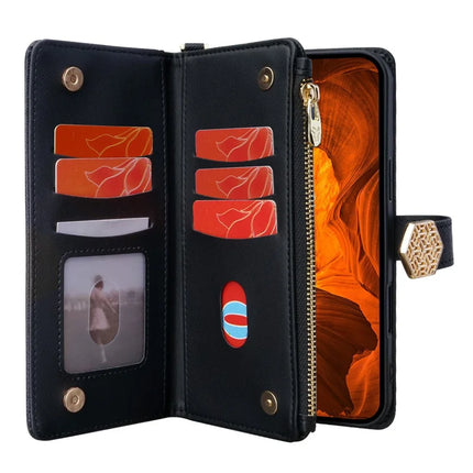 For Samsung Galaxy A05 4G Case Cross Texture PU Leather+TPU Wallet Phone Cover with Strap