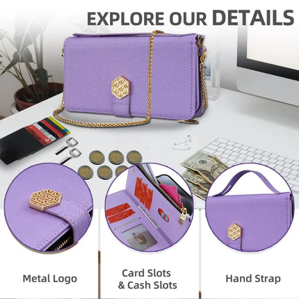 For Samsung Galaxy A05 4G Case Cross Texture PU Leather+TPU Wallet Phone Cover with Strap