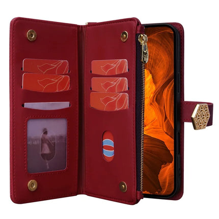For Samsung Galaxy A05 4G Case Cross Texture PU Leather+TPU Wallet Phone Cover with Strap