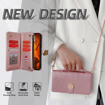 For Motorola Edge 50 Neo 5G / Moto S50 5G / Thinkphone 25 5G Case Cross Texture PU Leather+TPU Wallet Phone Cover with Strap