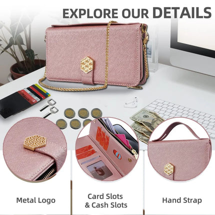 For Motorola Edge 50 Neo 5G / Moto S50 5G / Thinkphone 25 5G Case Cross Texture PU Leather+TPU Wallet Phone Cover with Strap