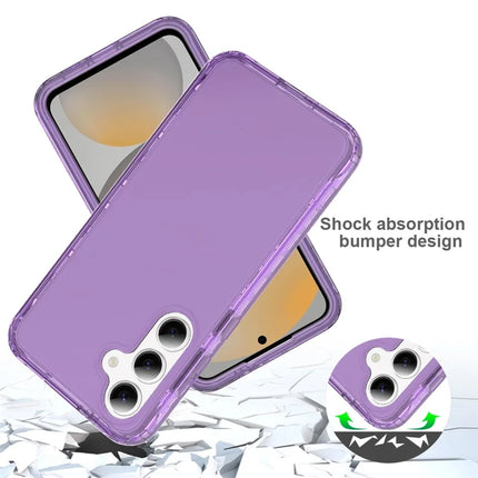 For Samsung Galaxy A16 5G / 4G Case PC+TPU Phone Cover with Clear PET Screen Film