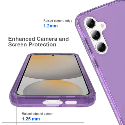For Samsung Galaxy A16 5G / 4G Case PC+TPU Phone Cover with Clear PET Screen Film