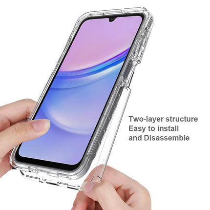 For Samsung Galaxy A16 5G / 4G Case PC+TPU Phone Cover with Clear PET Screen Film
