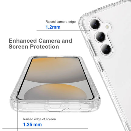 For Samsung Galaxy A16 5G / 4G Case PC+TPU Phone Cover with Clear PET Screen Film
