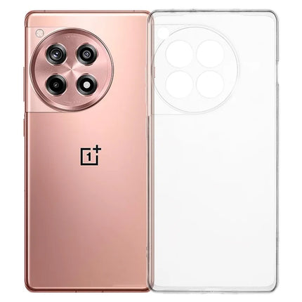 For OnePlus 12R 5G / Ace 3 5G Shockproof Case 1.5mm Thickness Clear TPU Phone Cover