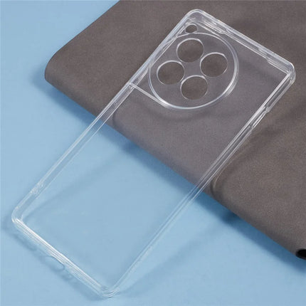 For OnePlus 12R 5G / Ace 3 5G Shockproof Case 1.5mm Thickness Clear TPU Phone Cover