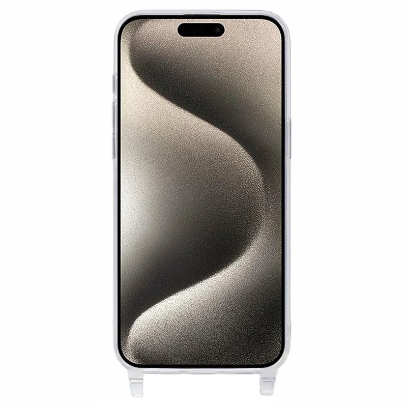 ShopCaseCart Slim Lightweight iPhone 15 Protective cover TPU 1.8mm Clear Phone Guard with Lanyard Holes