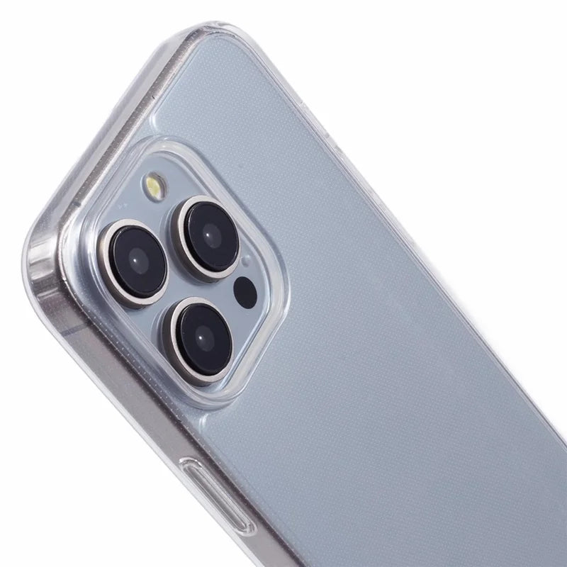 ShopCaseCart Slim Lightweight iPhone 15 Pro Max Protective cover TPU 1.8mm Clear Phone Guard with Lanyard Holes