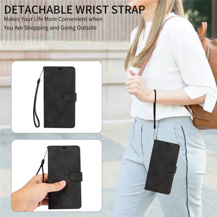 For iPhone 13 Pro Max Case RFID Blocking Wallet Stand Leather Flip Phone Cover with Slim Strap