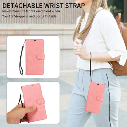 For iPhone 13 Pro Max Case RFID Blocking Wallet Stand Leather Flip Phone Cover with Slim Strap