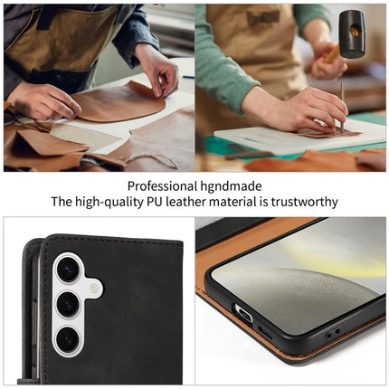 For Samsung Galaxy S23 FE Case RFID Blocking Wallet Stand Leather Flip Phone Cover with Slim Strap