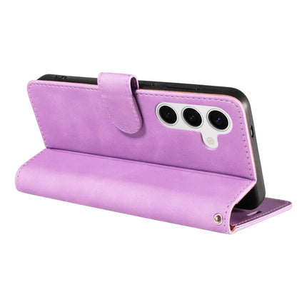 For Samsung Galaxy S23 FE Case RFID Blocking Wallet Stand Leather Flip Phone Cover with Slim Strap