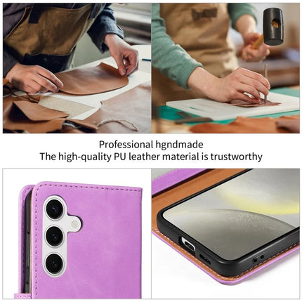 For Samsung Galaxy S23 FE Case RFID Blocking Wallet Stand Leather Flip Phone Cover with Slim Strap