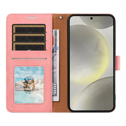 For Samsung Galaxy S23 FE Case RFID Blocking Wallet Stand Leather Flip Phone Cover with Slim Strap