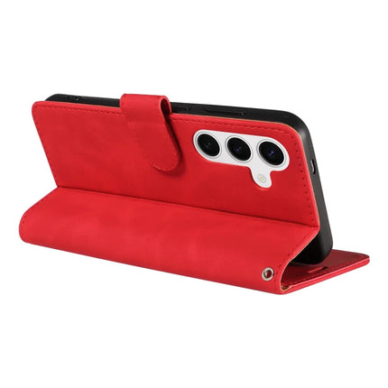 For Samsung Galaxy S23 FE Case RFID Blocking Wallet Stand Leather Flip Phone Cover with Slim Strap