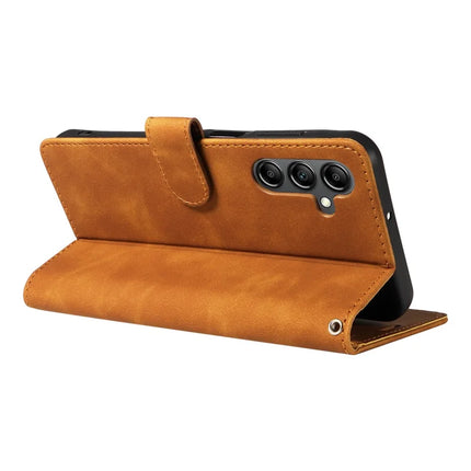 For Samsung Galaxy A54 5G Case with Thickened Strap RFID Blocking Wallet Stand Leather Flip Phone Cover
