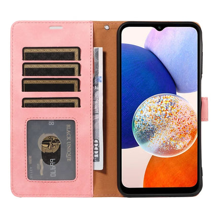 For Samsung Galaxy A54 5G Case with Thickened Strap RFID Blocking Wallet Stand Leather Flip Phone Cover
