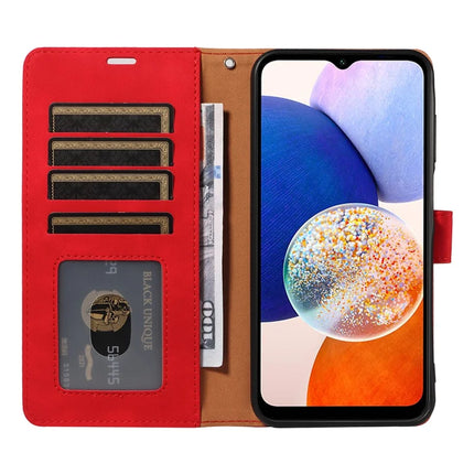 For Samsung Galaxy A54 5G Case with Thickened Strap RFID Blocking Wallet Stand Leather Flip Phone Cover