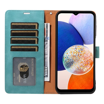 For Samsung Galaxy A54 5G Case with Thickened Strap RFID Blocking Wallet Stand Leather Flip Phone Cover