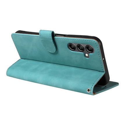 For Samsung Galaxy A54 5G Case with Thickened Strap RFID Blocking Wallet Stand Leather Flip Phone Cover