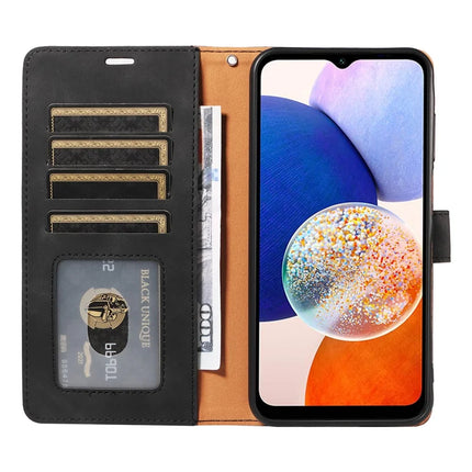For Samsung Galaxy A54 5G Case with Thickened Strap RFID Blocking Wallet Stand Leather Flip Phone Cover