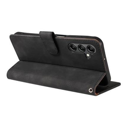 For Samsung Galaxy A54 5G Case with Thickened Strap RFID Blocking Wallet Stand Leather Flip Phone Cover