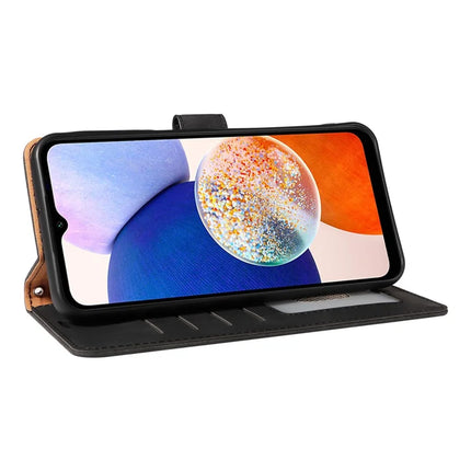 For Samsung Galaxy A54 5G Case with Thickened Strap RFID Blocking Wallet Stand Leather Flip Phone Cover