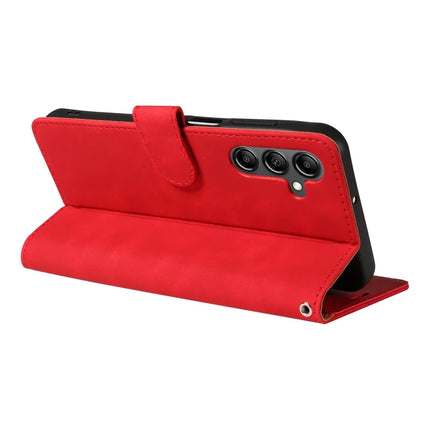 For Samsung Galaxy A55 5G Case with Thickened Strap RFID Blocking Wallet Stand Leather Flip Phone Cover